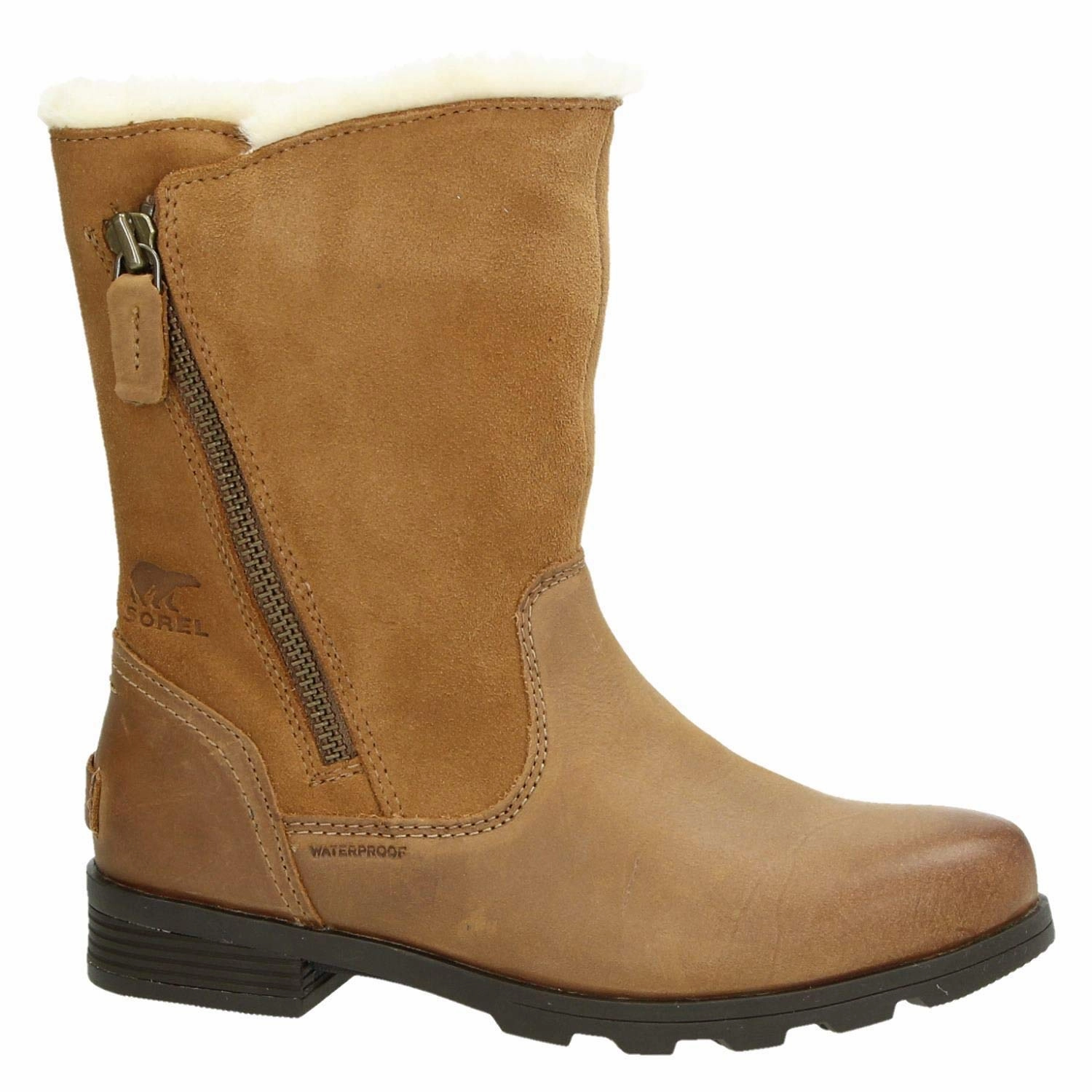 Sorel Damen Stiefel. EMELIE FOLDOVER. Braun (Camel Brown). Größe: 38