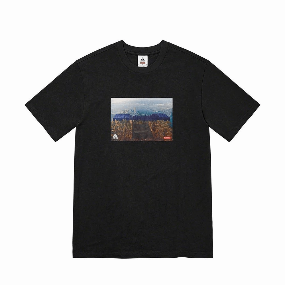 SUPREME X NIKE ACG FW22 GRID BLACK TEE (NEW)