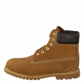 Timberland Damen 6 Zoll Premium wasserdicht Stiefel. Braun (Rust Nubuck). 40 EU