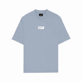 Titan Essentials Strike Logo Tee - Powder Blue