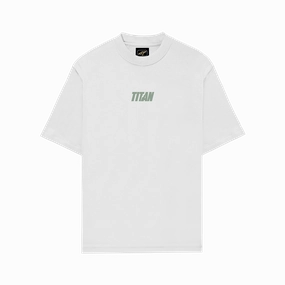 Titan Essentials Strike Logo Tee - White