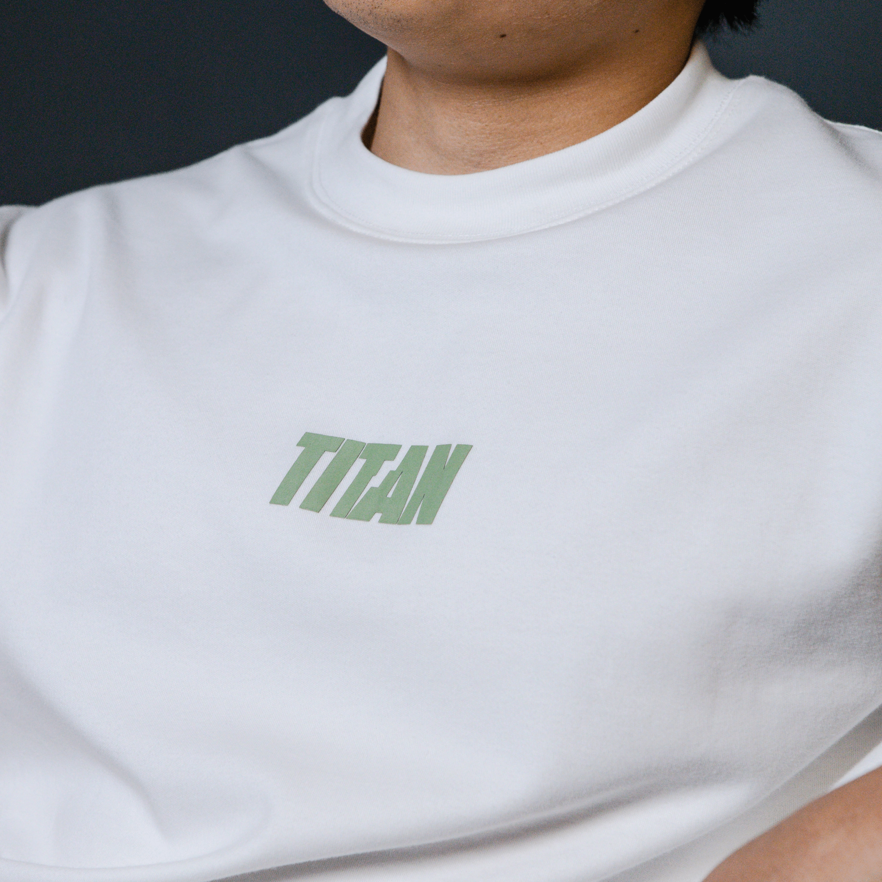 Titan Essentials Strike Logo Tee - White