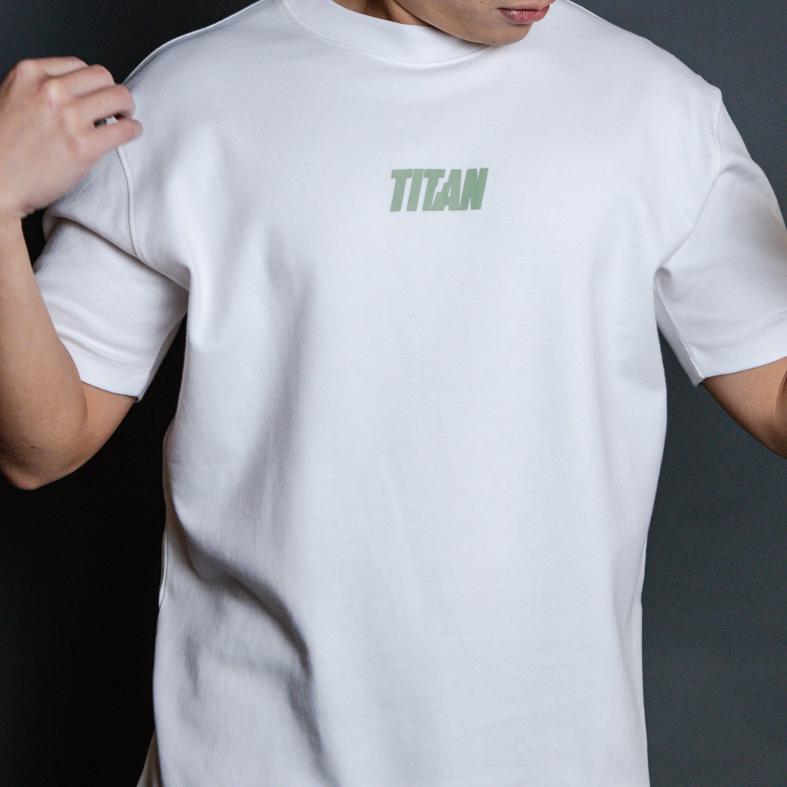 Titan Essentials Strike Logo Tee - White