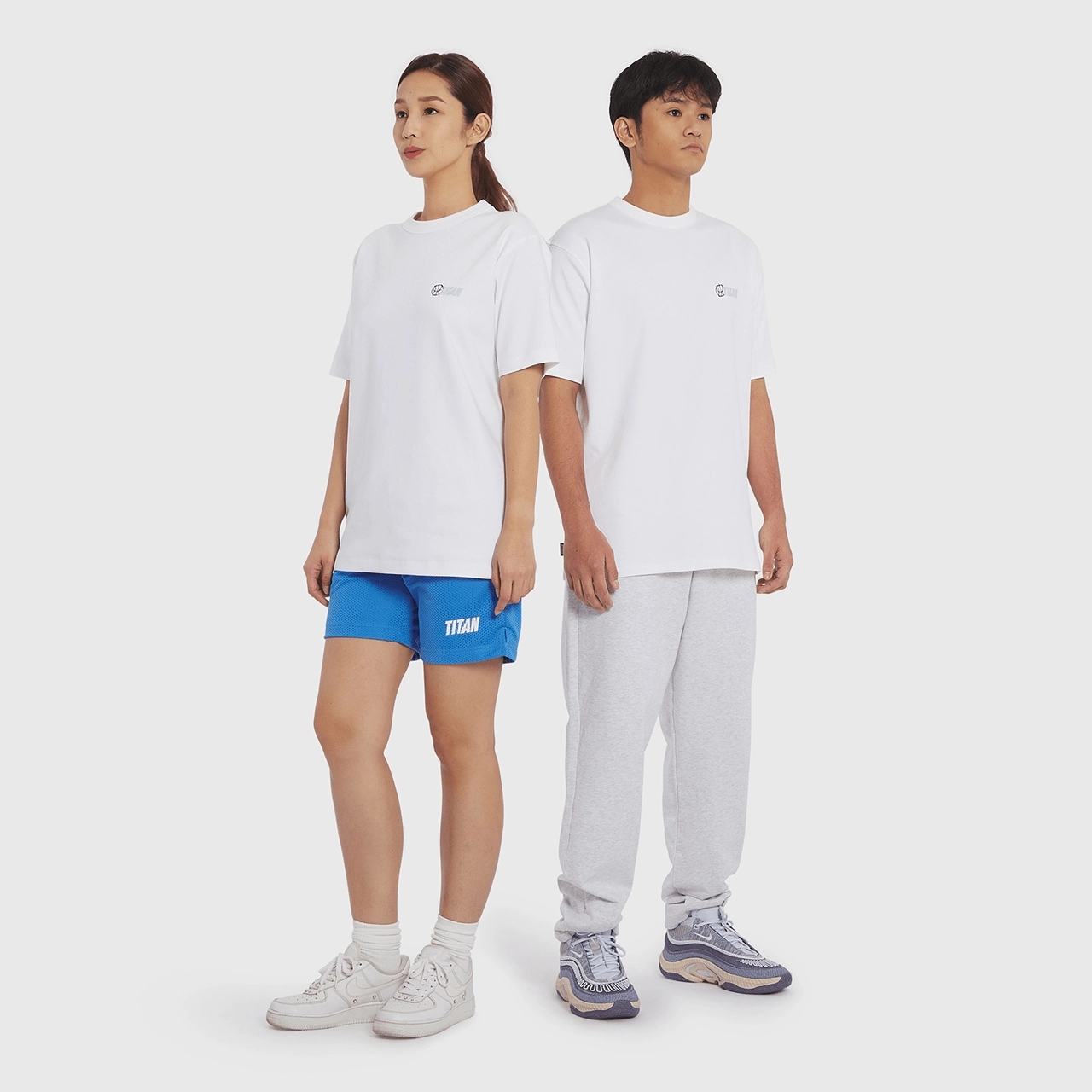 Titan Hoops Talk Ball Hog Tee - White
