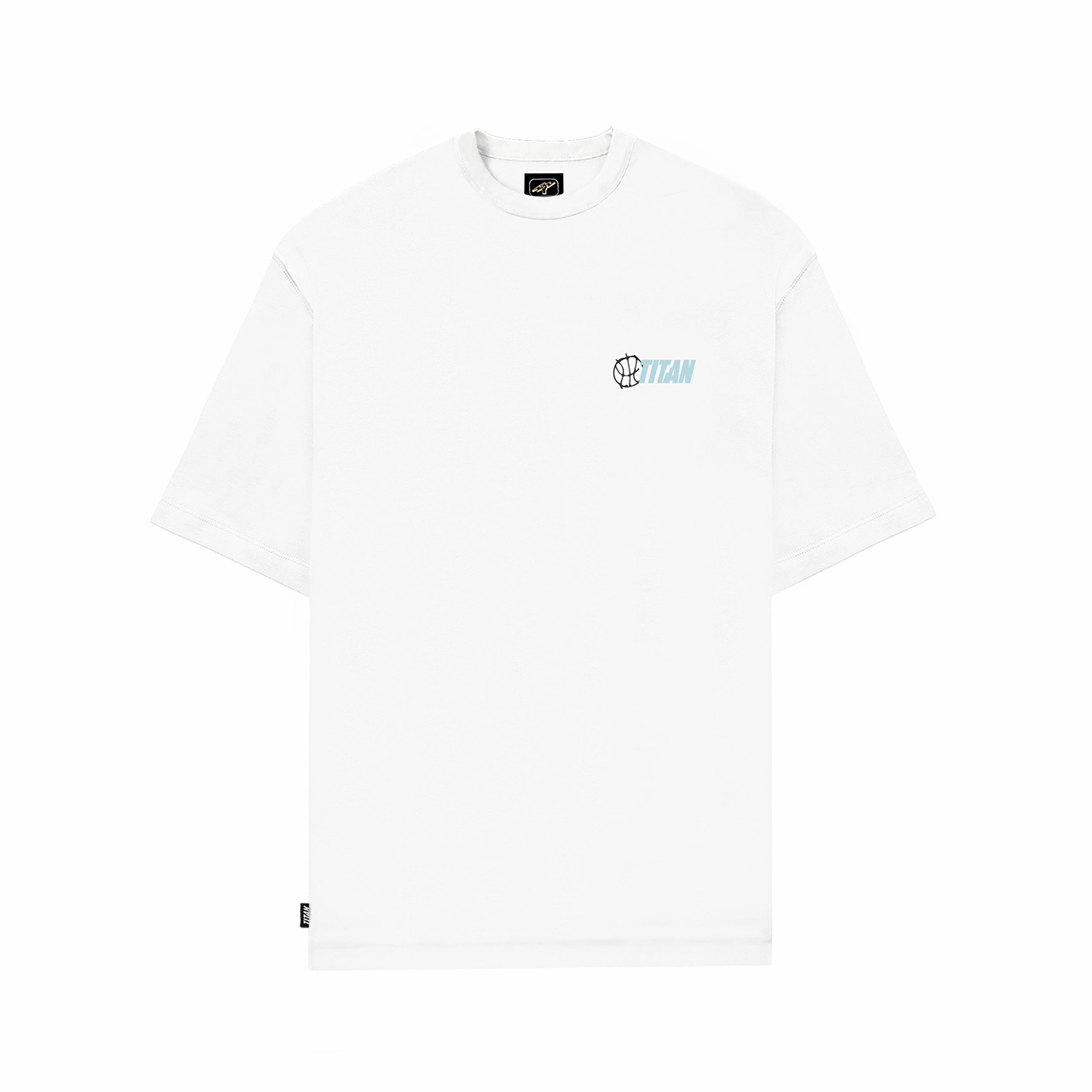 Titan Hoops Talk Ball Hog Tee - White