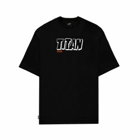 Titan Hoops Talk Basketball Tee - Black