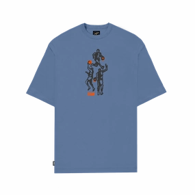 Titan Hoops Talk Play Tee - Colony Blue