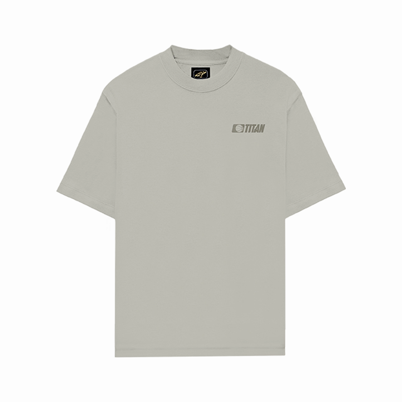 Titan Staples Hoops Strike Logo Tee - Oat