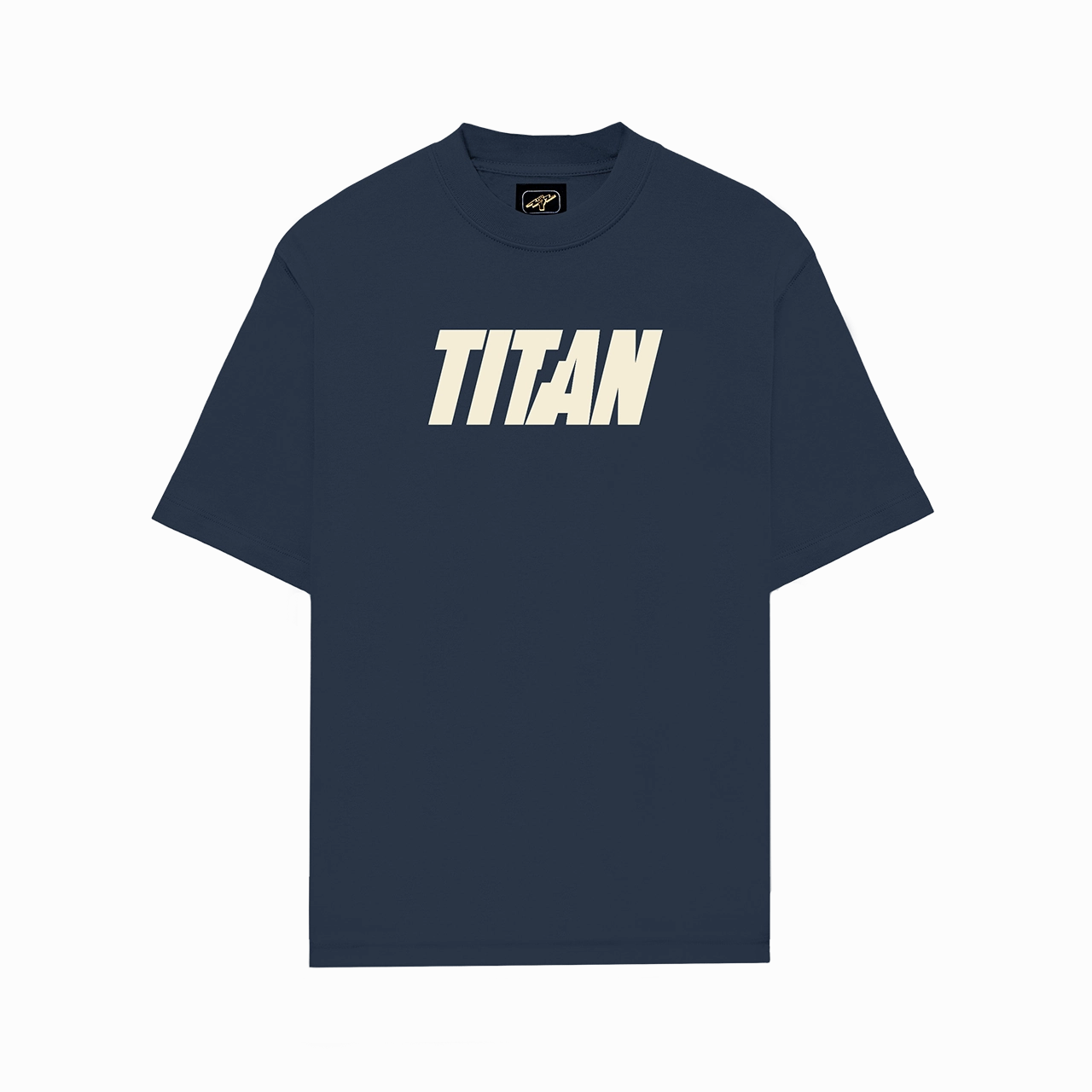 Titan Staples Strike Logo Tee - Navy