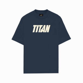 Titan Staples Strike Logo Tee - Navy