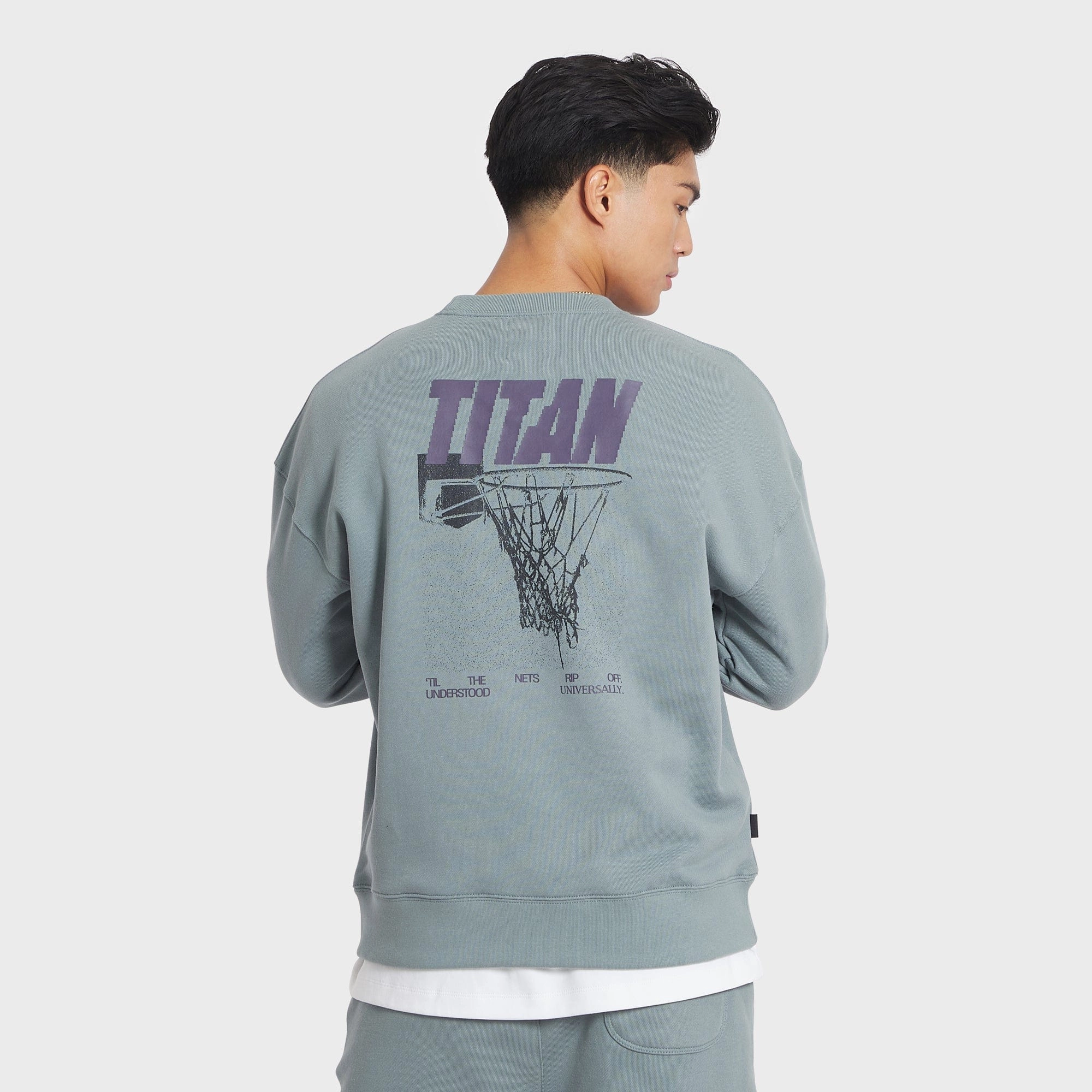 Titan Unconditional Love Crewneck - Steel Blue