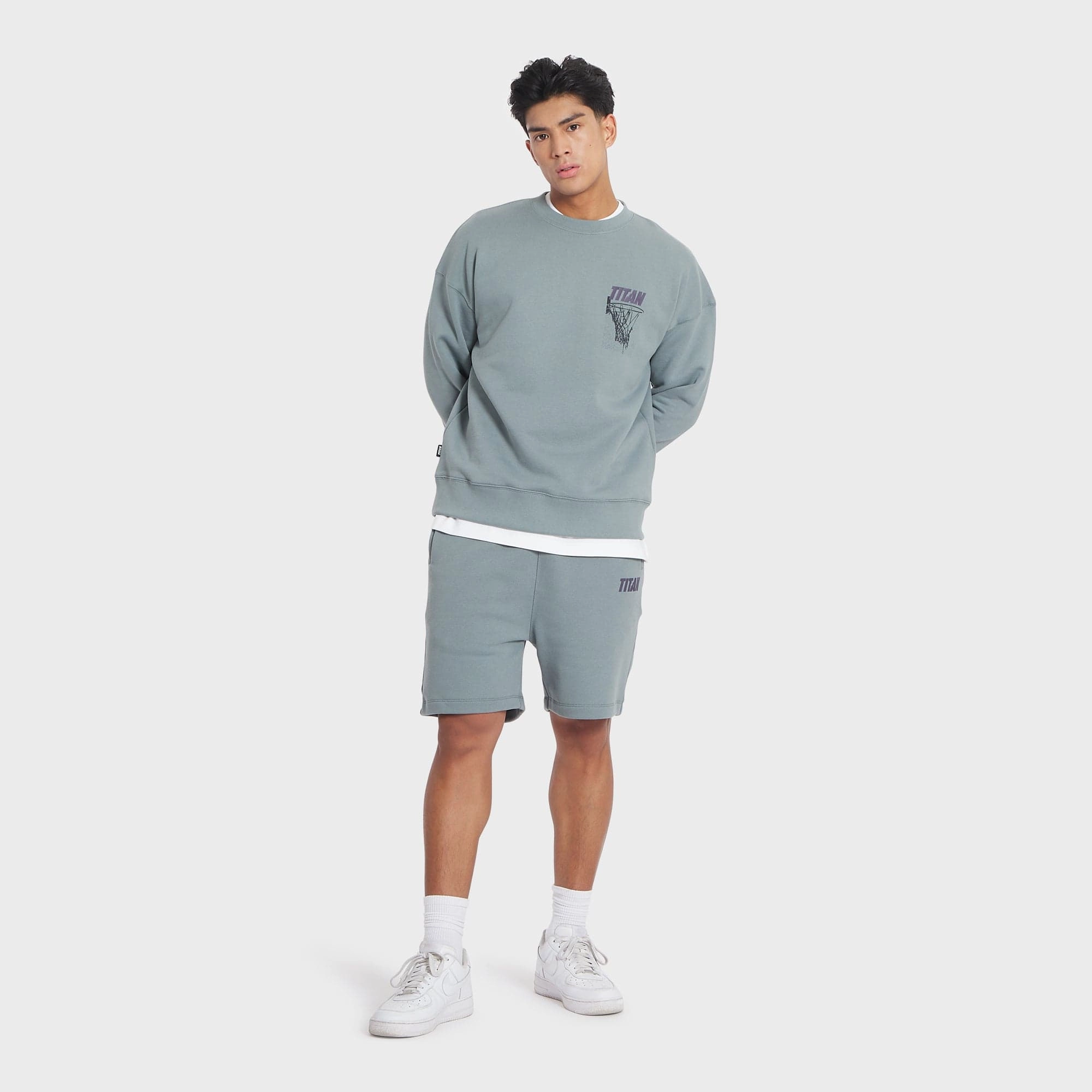 Titan Unconditional Love Crewneck - Steel Blue