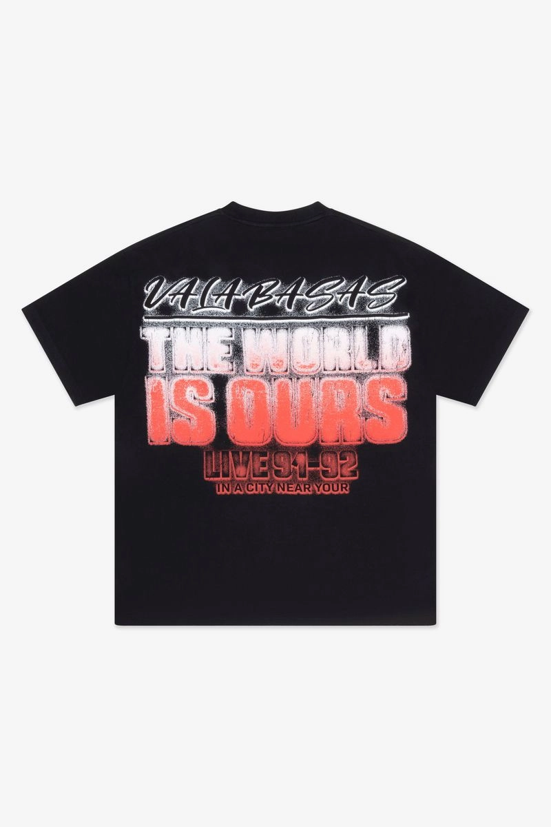 Valabasas meso Tee - BLACK
