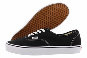 Vans AUTHENTIC. Unisex-Erwachsene Sneakers. Schwarz (Schwarz/Weiß). 44.5 EU