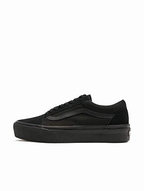 Vans Damen Old Skool Platform Sneaker. Schwarz (39 EU)
