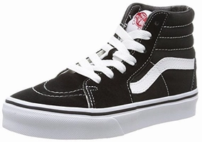 Vans K Sk8-hi. Unisex-Kinder Hohe Sneakers. Schwarz (Black/True White). 30 EU