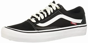 Vans Old Skool Pro. Schwarz/Weiß. Schwarz (black/white). 38 EU