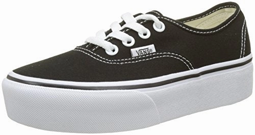 Vans Unisex Authentic Platform 2.0 Sneaker. Schwarz (Black Blk). 36 EU