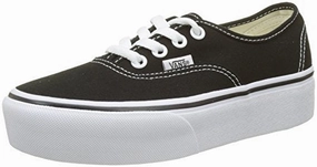 Vans Unisex Authentic Platform 2.0 Sneaker. Schwarz (Black Blk). 36 EU