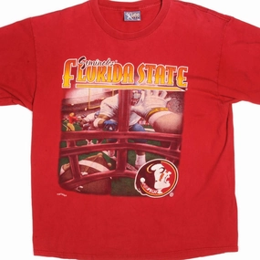 VINTAGE FLORIDA STATE SEMINOLES FOOTBALL TEE SHIRT 1990S SIZE XL MADE IN USA