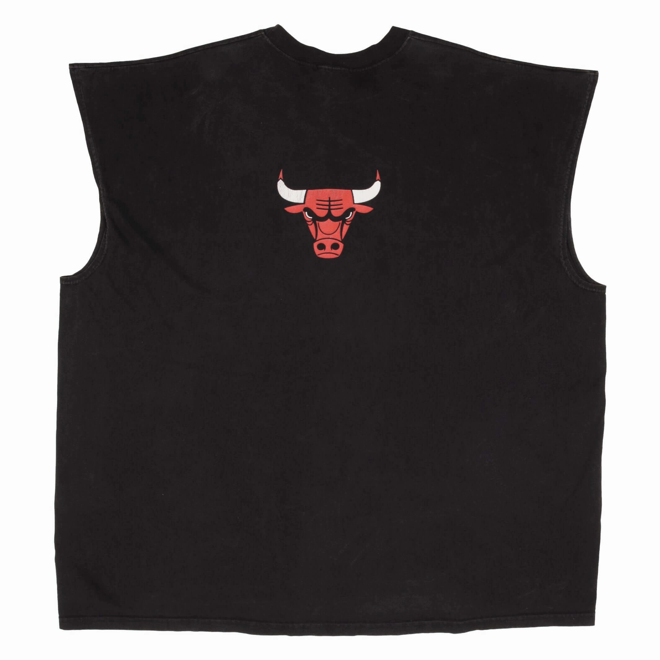 VINTAGE NBA NIKE CHICAGO BULLS BLACK TANK TOP TEE SHIRT 1990S SIZE 3XL
