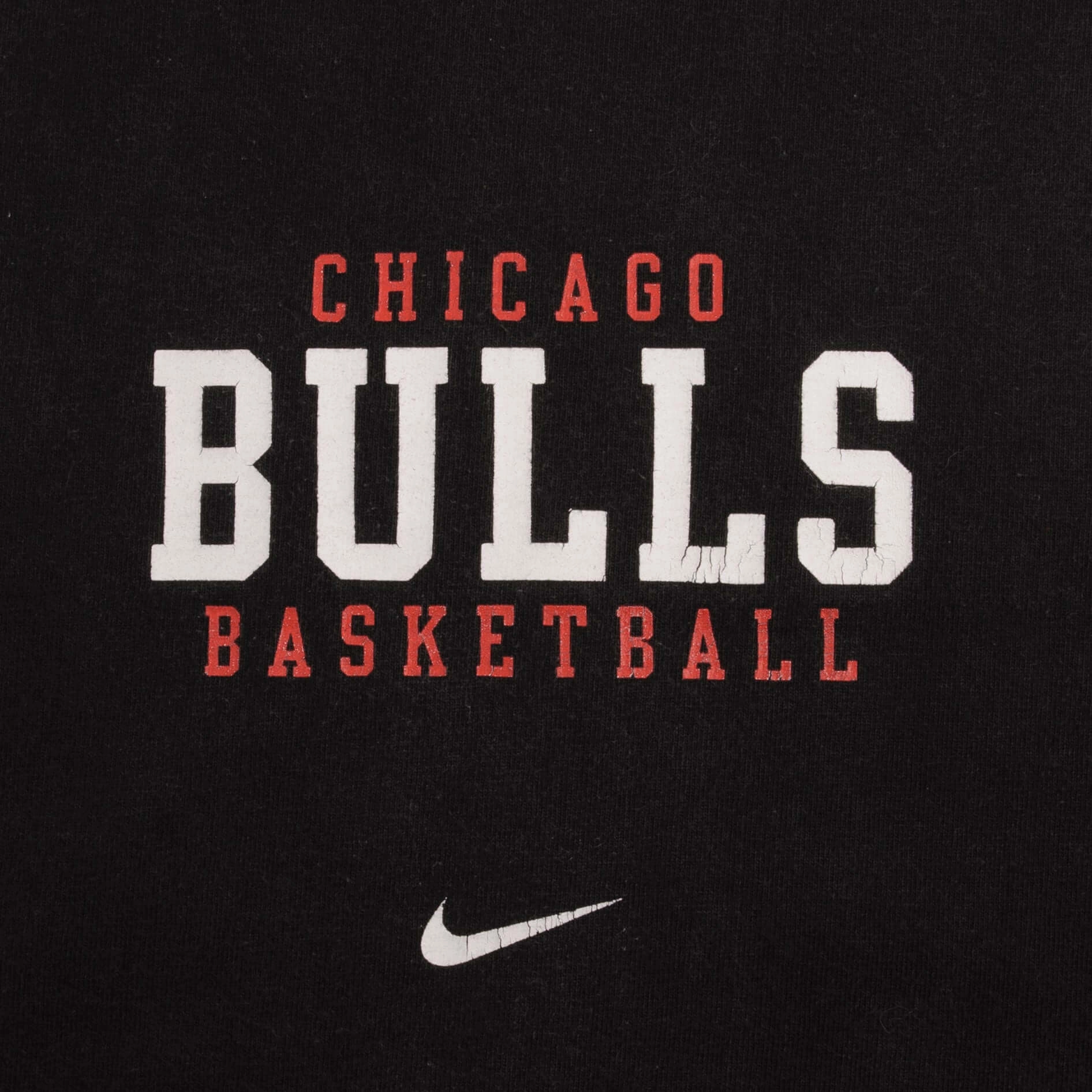 VINTAGE NBA NIKE CHICAGO BULLS BLACK TANK TOP TEE SHIRT 1990S SIZE 3XL