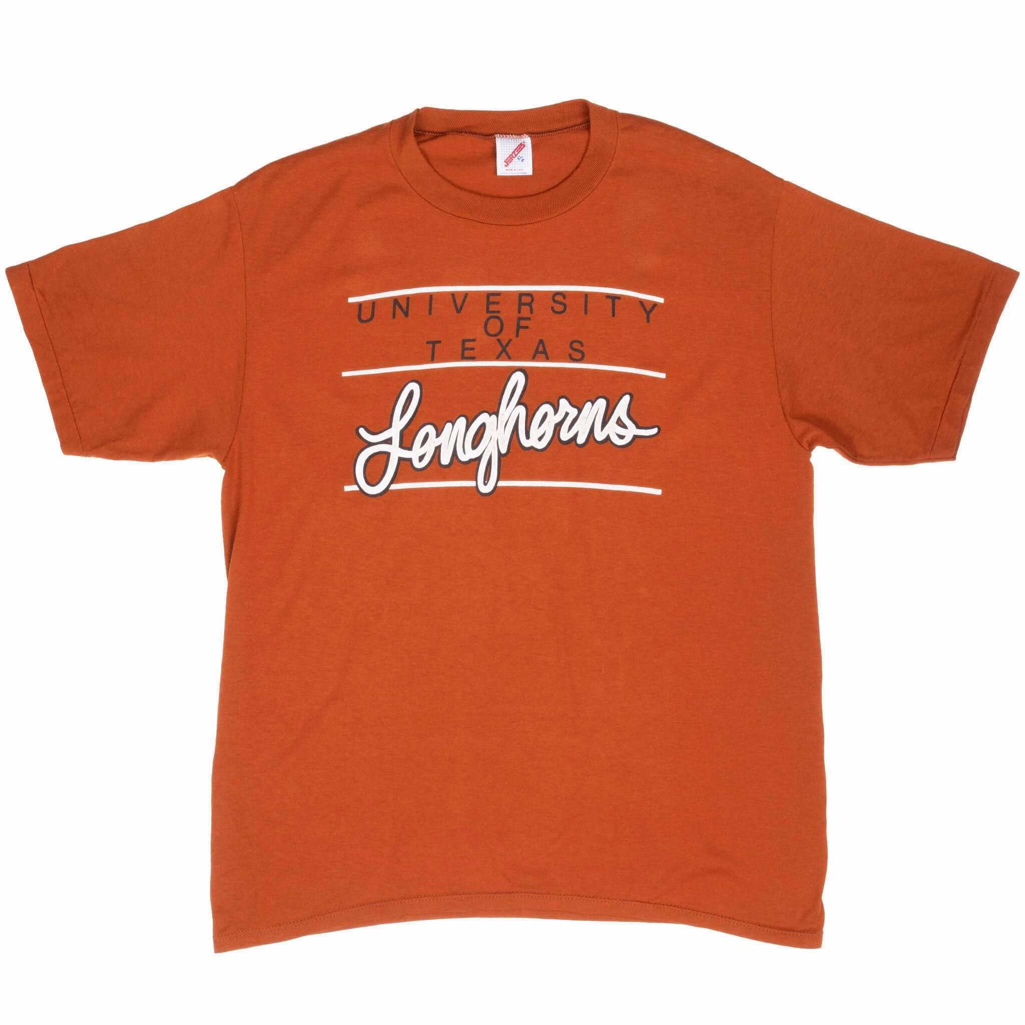 VINTAGE NCAA TEXAS LONGHORNS LATE 1980S TEE SHIRT LARGE MADE IN USA