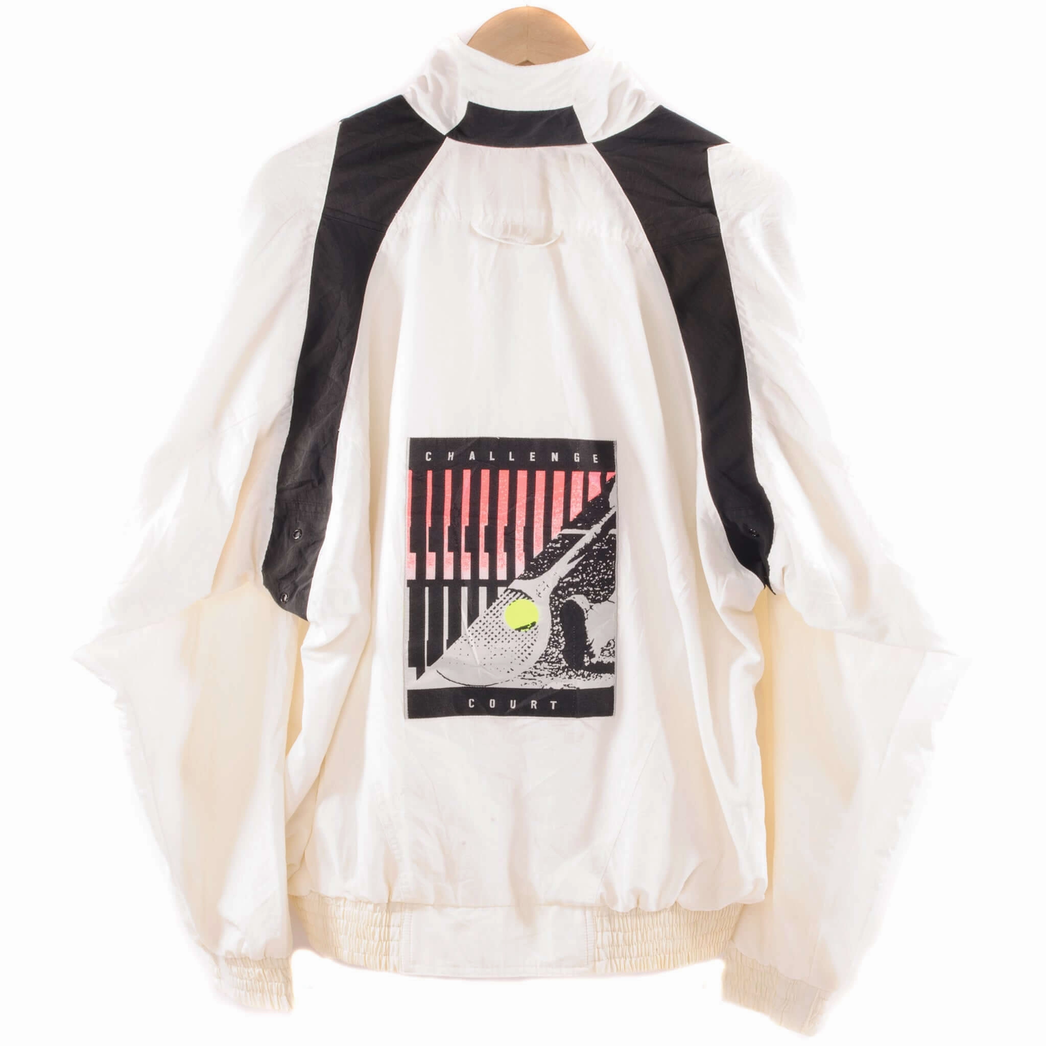 VINTAGE NIKE CHALLENGE COURT WINDBREAKER NYLON JACKET SIZE MEDIUM