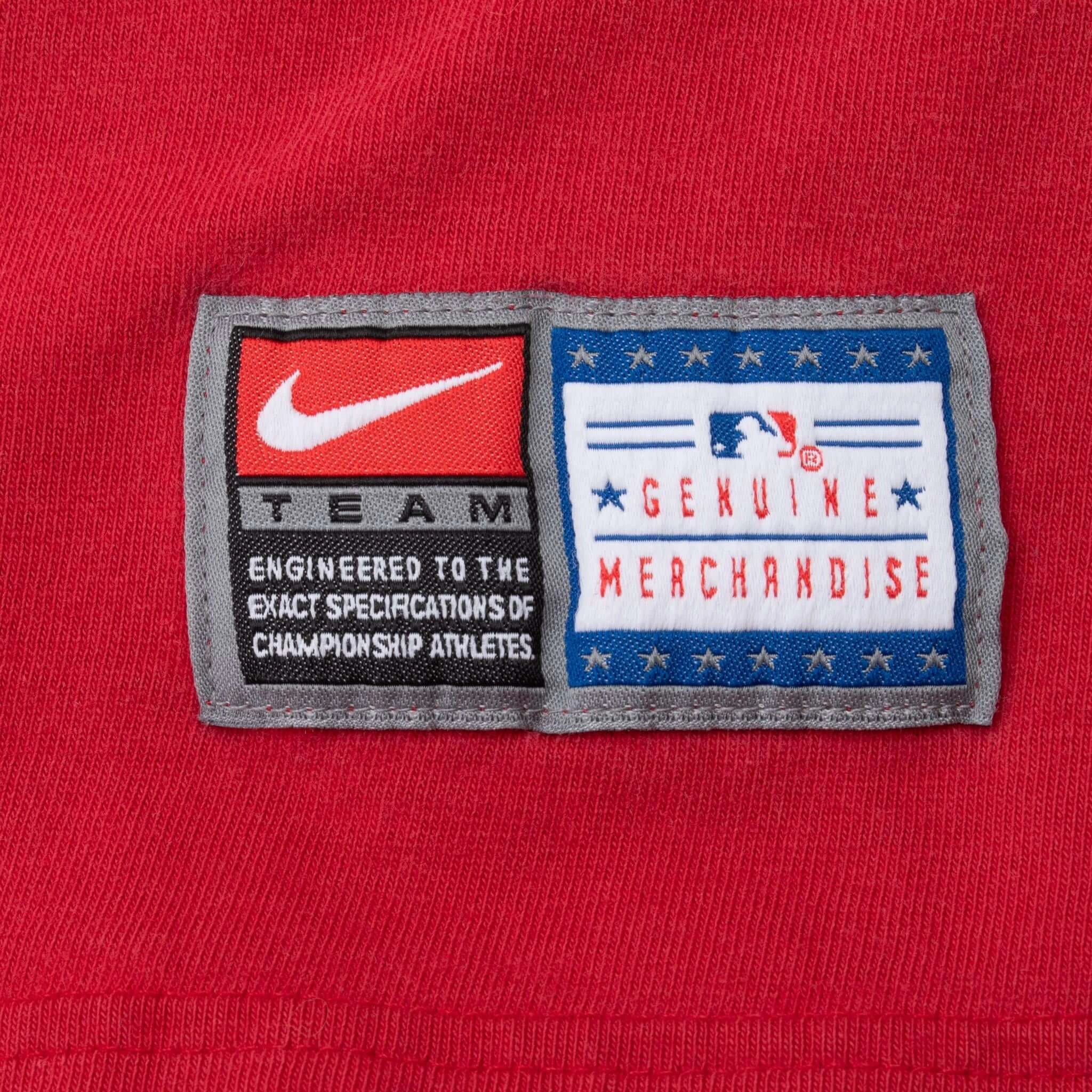 VINTAGE NIKE MLB BOSTON RED SOX CENTER SWOOSH TEE SHIRT 2000S 2XL