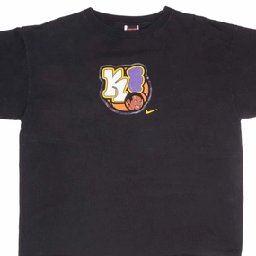 VINTAGE NIKE NBA KOBE BRYANTS LAKERS 2000S TEE SHIRT SIZE XL