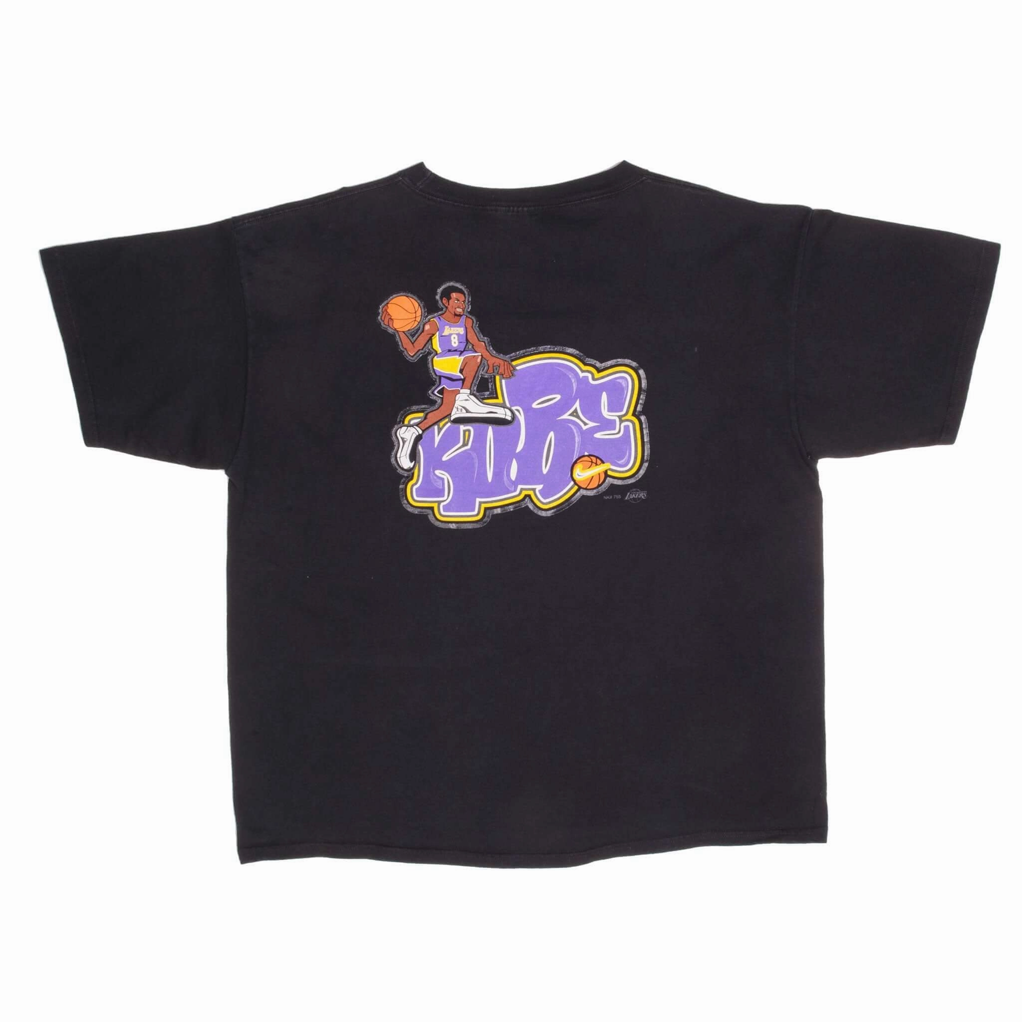 VINTAGE NIKE NBA KOBE BRYANTS LAKERS 2000S TEE SHIRT SIZE XL