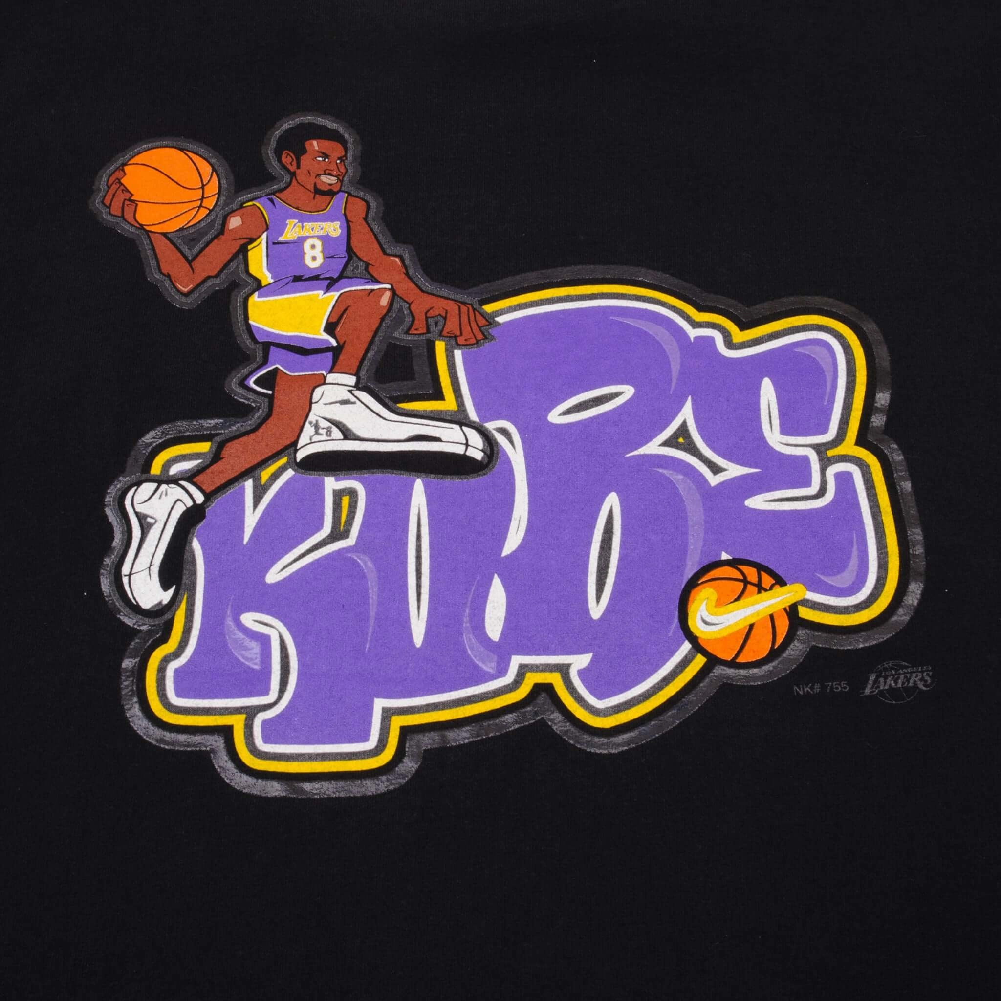 VINTAGE NIKE NBA KOBE BRYANTS LAKERS 2000S TEE SHIRT SIZE XL