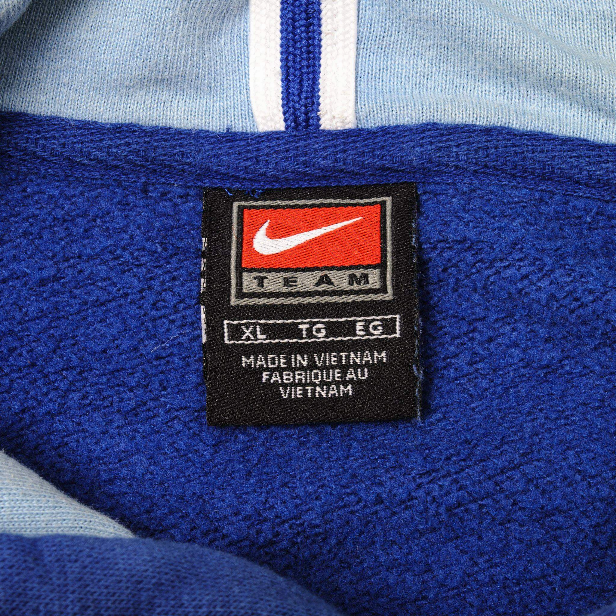 VINTAGE NIKE NBA LOS ANGELES LAKERS HOODIE SWEATSHIRT SIZE XL 1990s