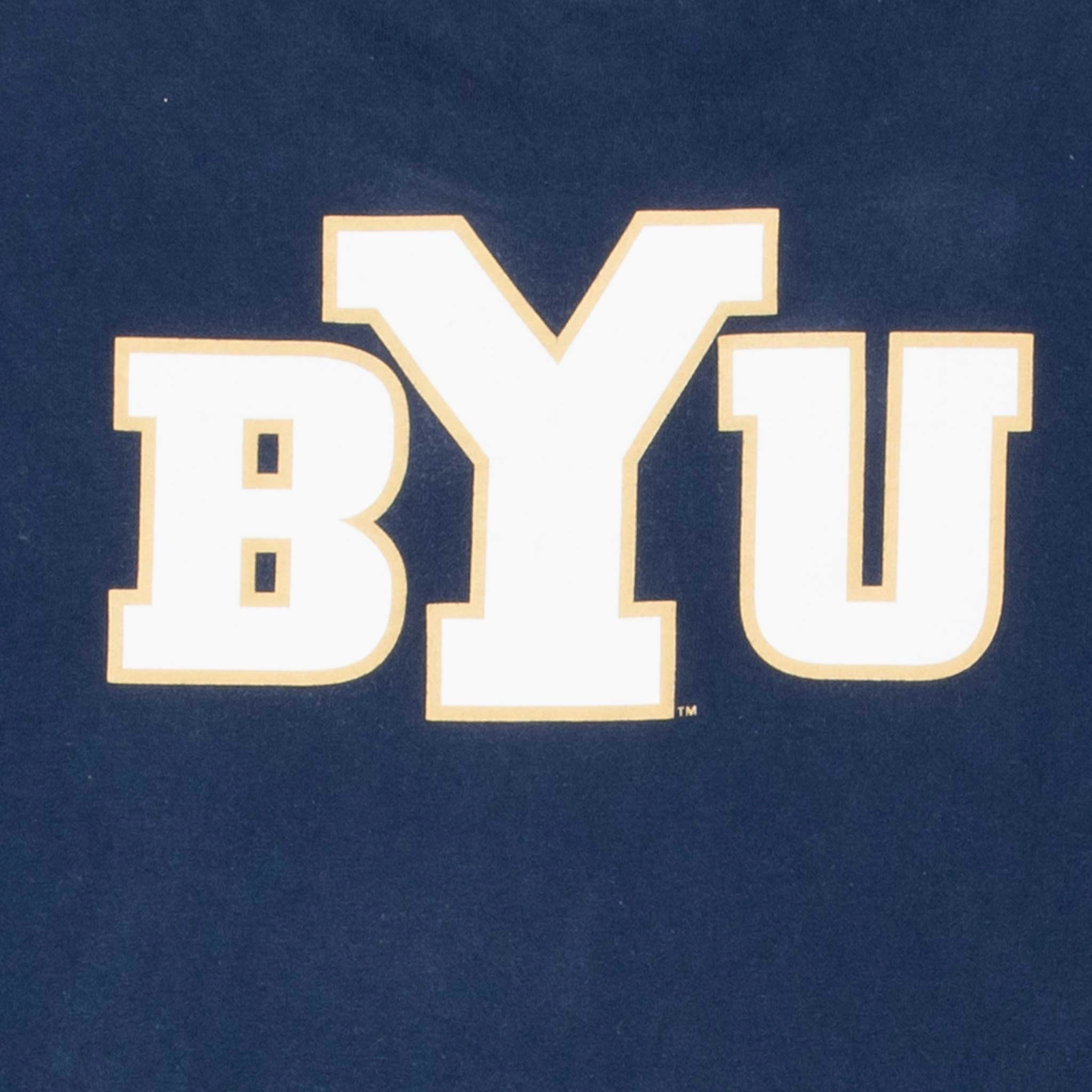 VINTAGE NIKE NCAA BRIGHAM YOUNG COUGARS NAVY 1990S TEE SHIRT 2XL