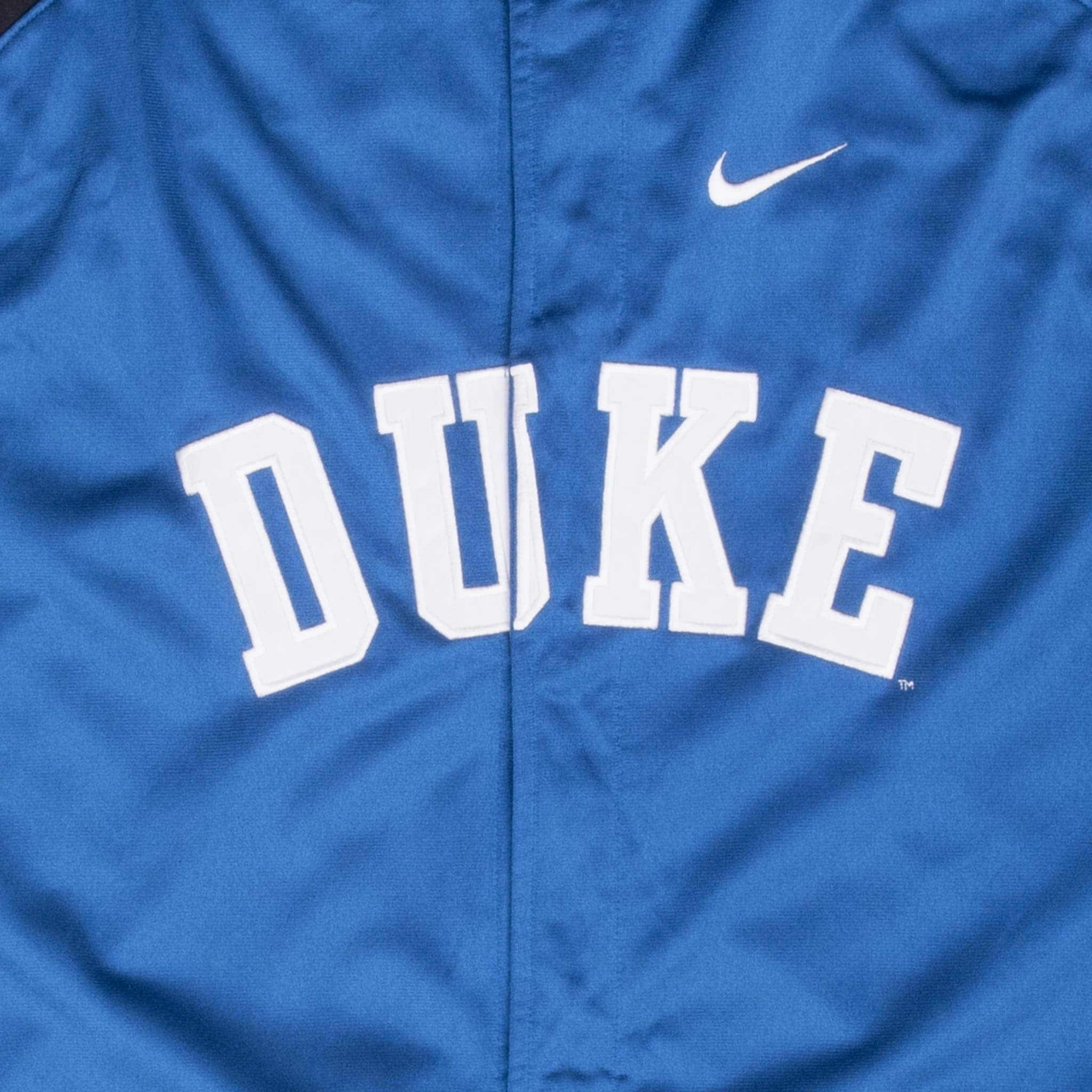 VINTAGE NIKE NCAA DUKE UNIVERSITY TRACK JACKET 1990S LARGE