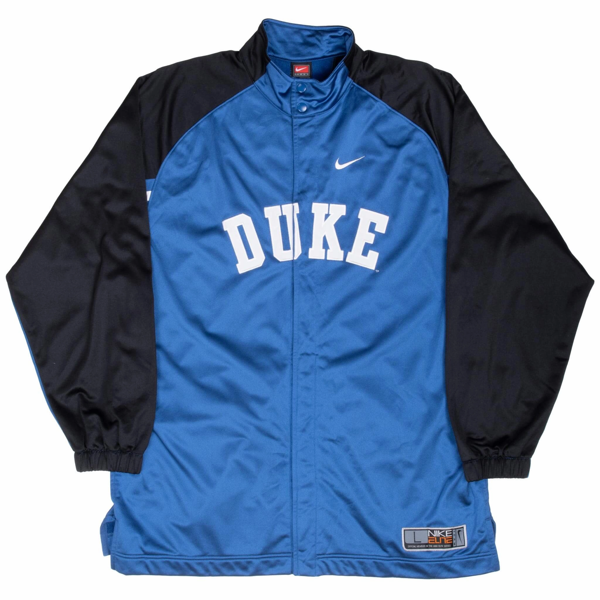 VINTAGE NIKE NCAA DUKE UNIVERSITY TRACK JACKET 1990S LARGE
