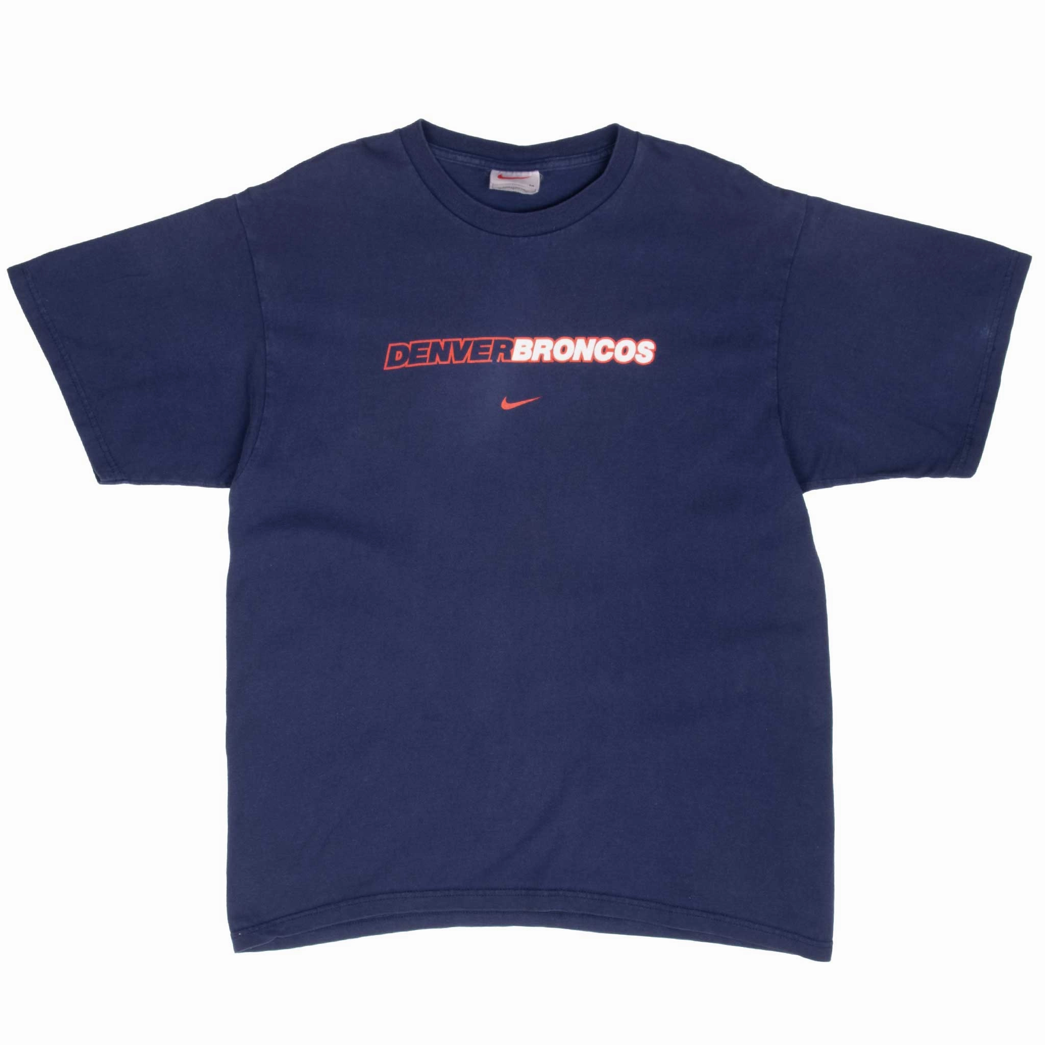 VINTAGE NIKE NFL DENVER BRONCOS TEE SHIRT 1990S MEDIUM