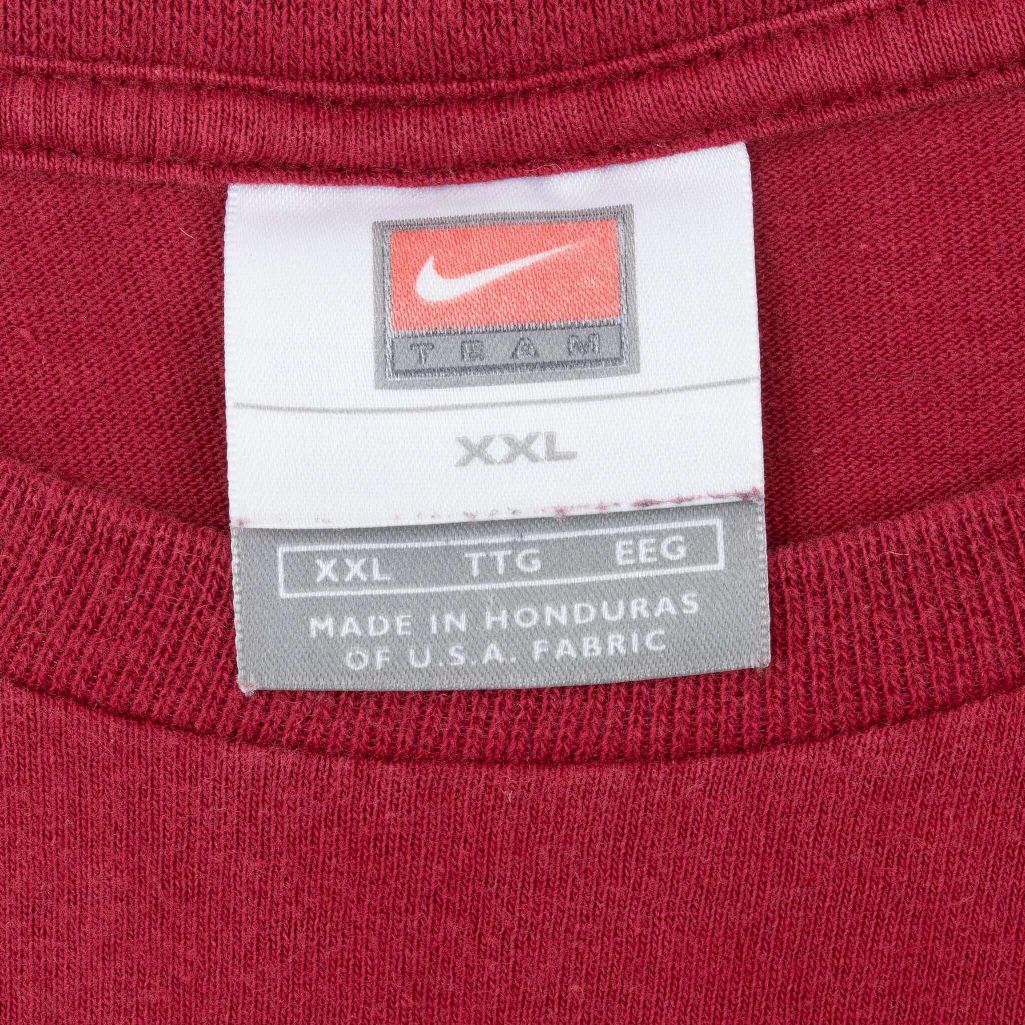 VINTAGE USC TROJANS NIKE SWOOSH RED TEE SHIRT 2000S 2XL