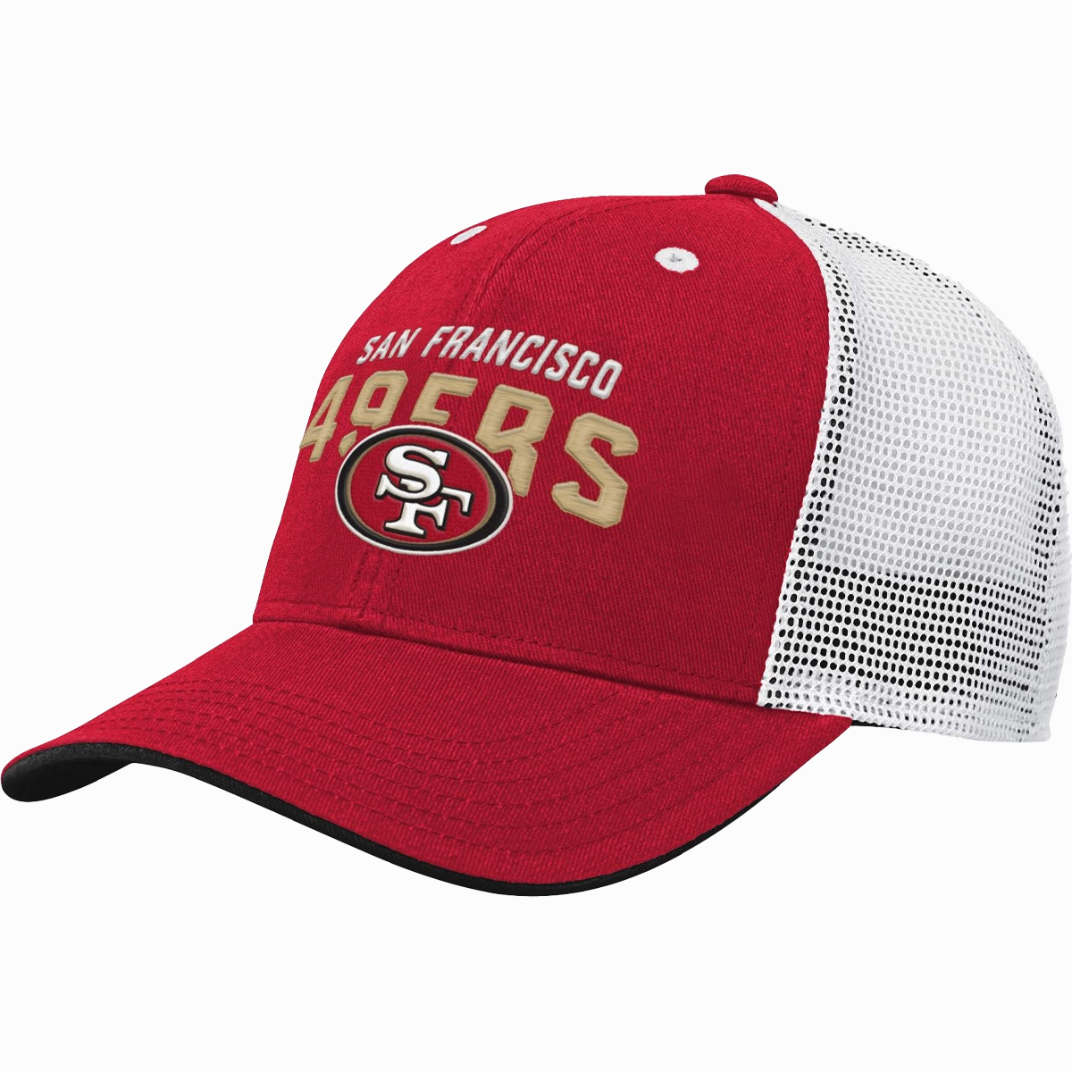 Youth 49ers Core Lockup Meshback Adjustable Hat
