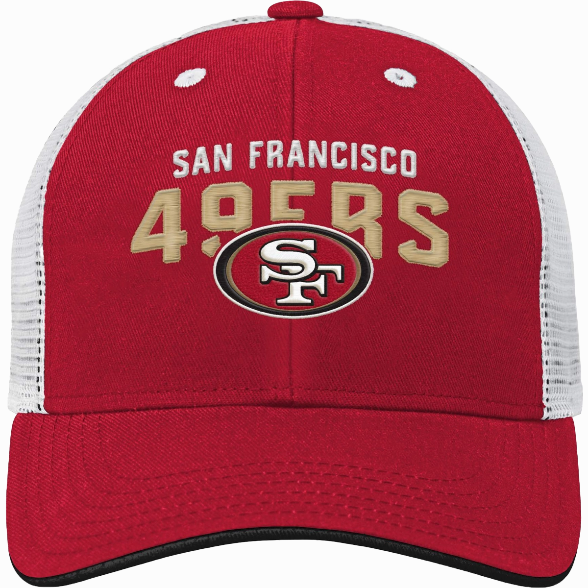 Youth 49ers Core Lockup Meshback Adjustable Hat